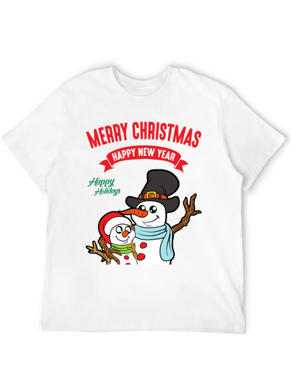 Festive Snowman Holiday T-Shirt