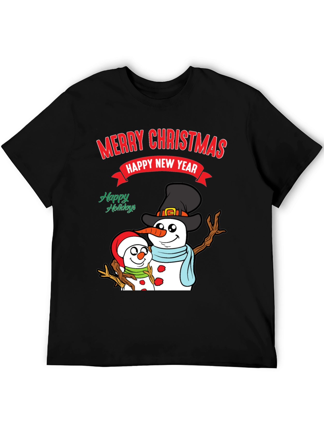 Festive Snowman Holiday T-Shirt