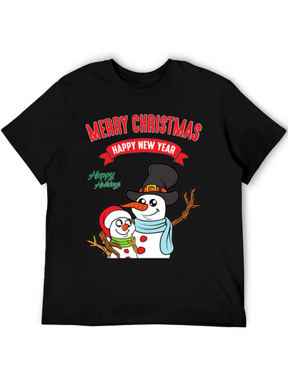 Festive Snowman Holiday T-Shirt