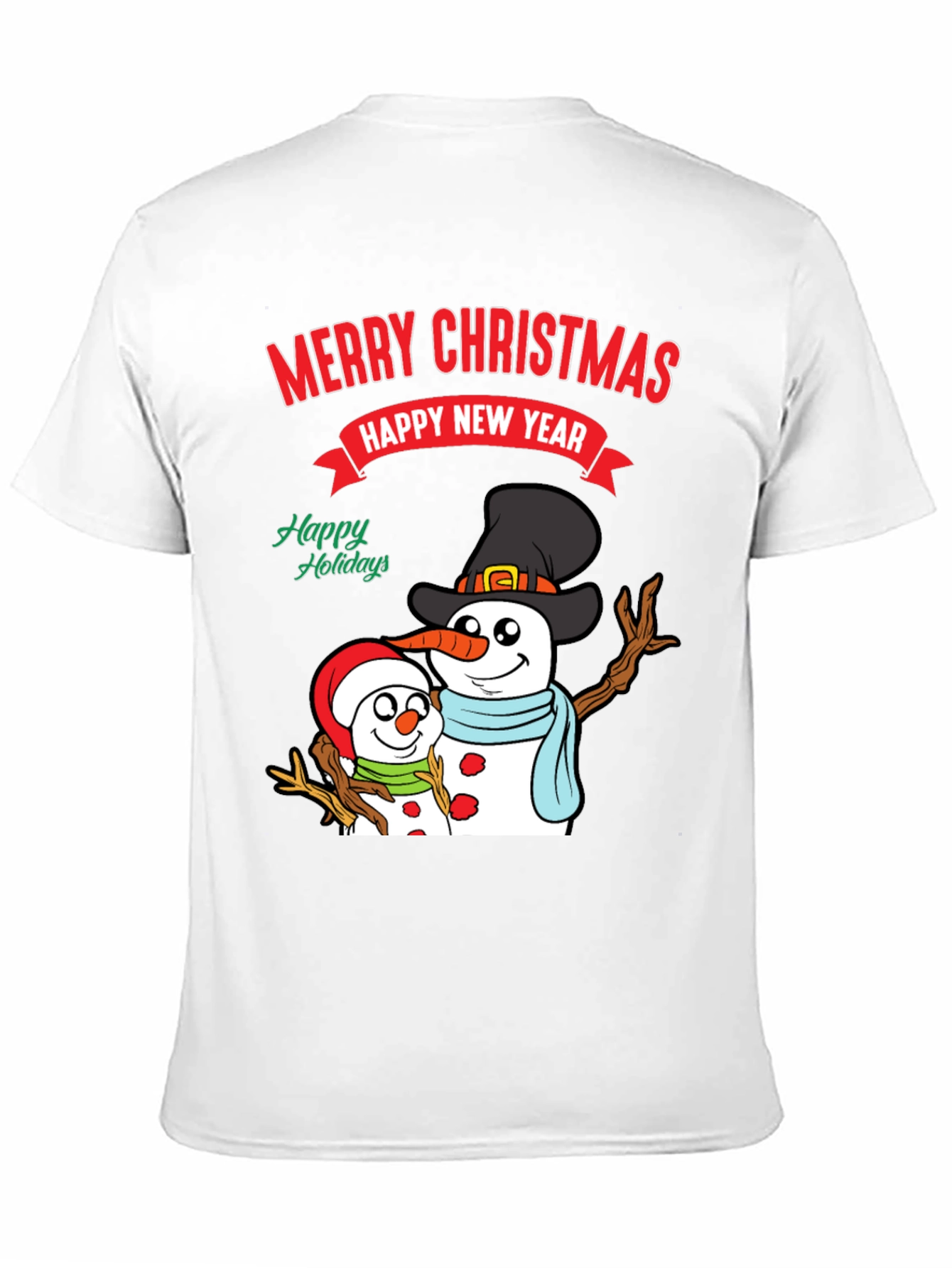 Festive Snowman Holiday T-Shirt