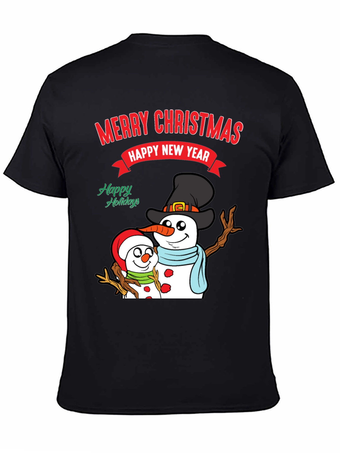 Festive Snowman Holiday T-Shirt