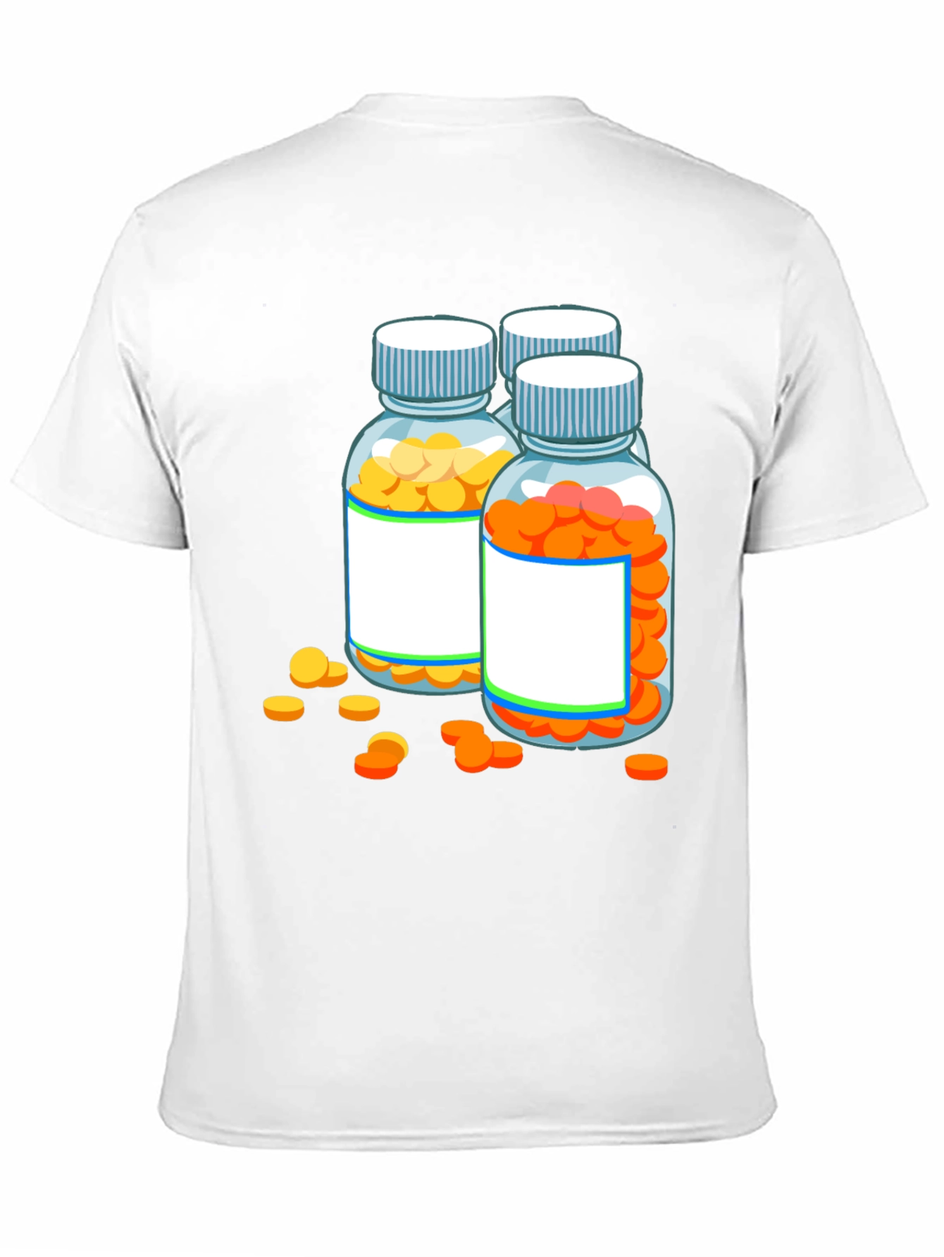 Pill Bottle Graphic Tee - Novelty Doctor Shirt
