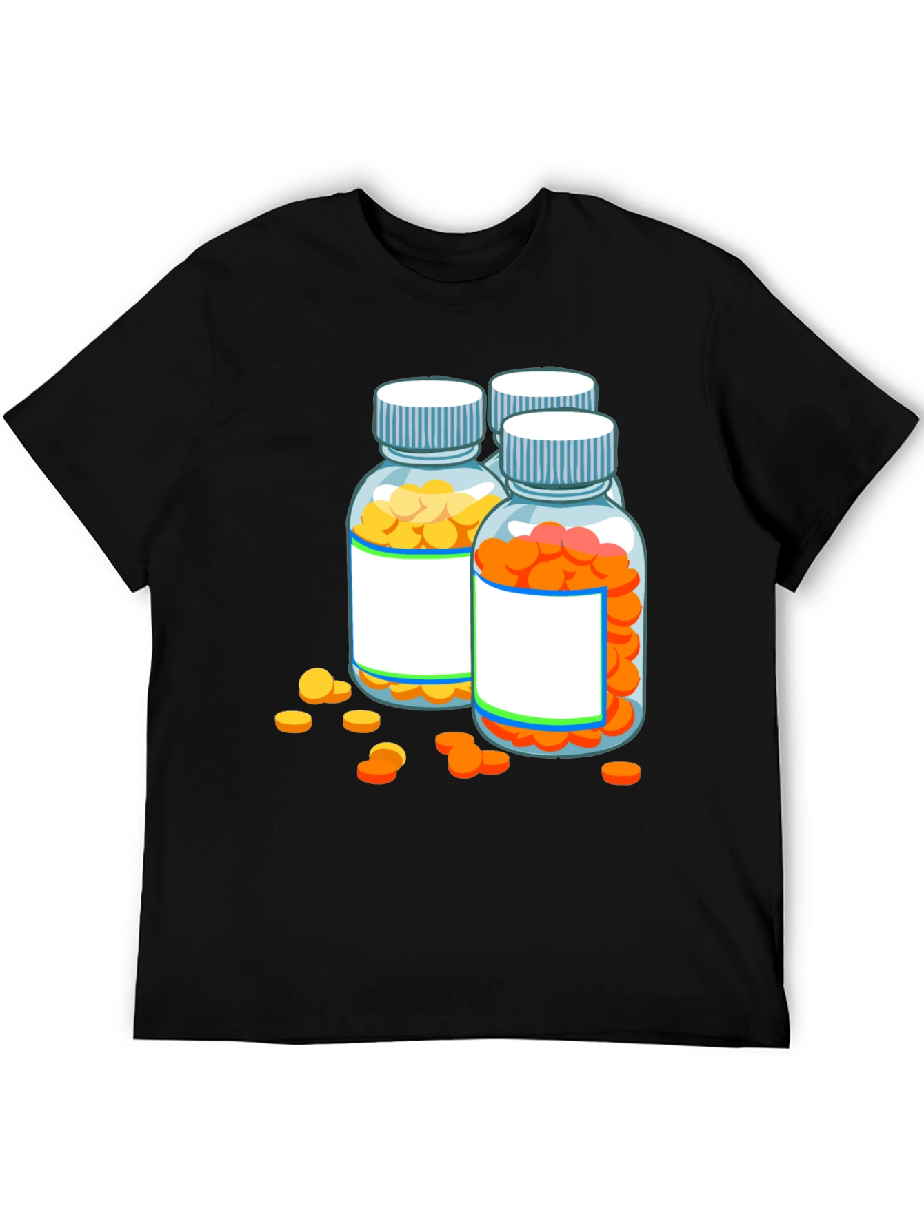 Pill Bottle Graphic Tee - Novelty Doctor Shirt