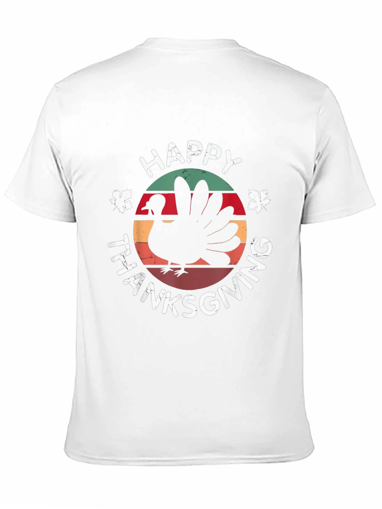 Happy Thanksgiving Turkey Graphic T-Shirt