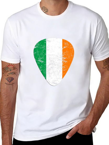 Irish Flag Guitar Pick T-Shirt