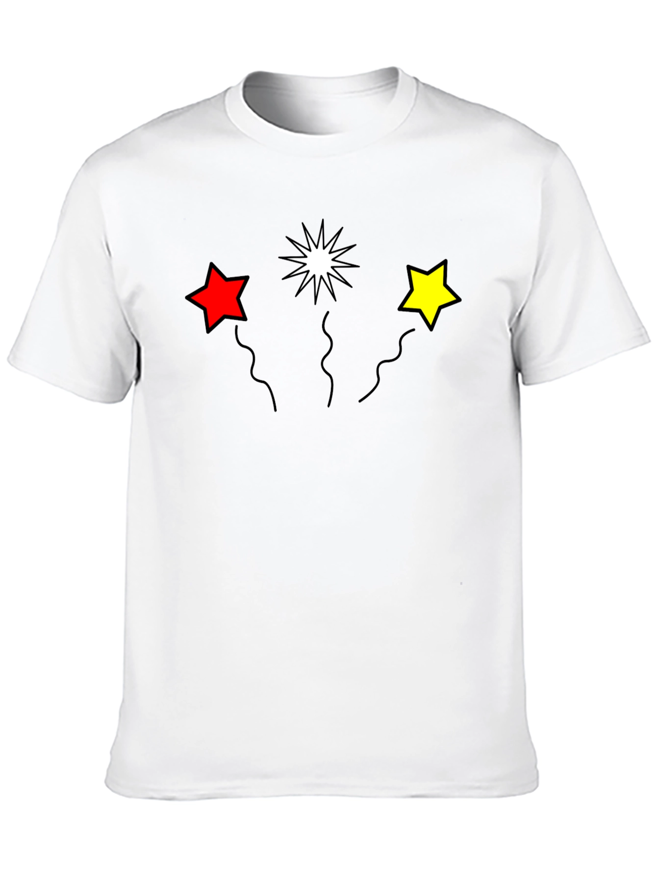 Starry T-Shirt: Fun Graphic Print Tee