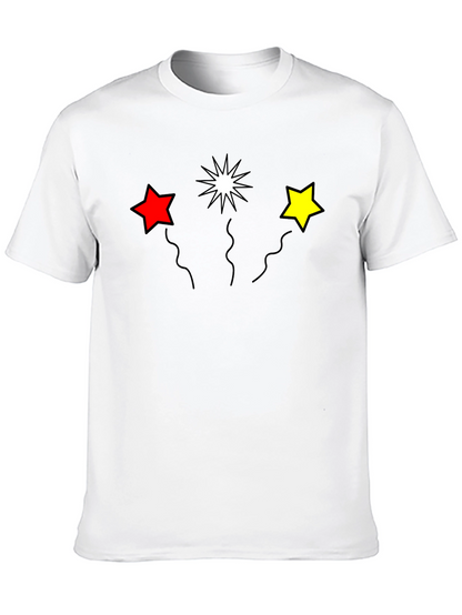 Starry T-Shirt: Fun Graphic Print Tee