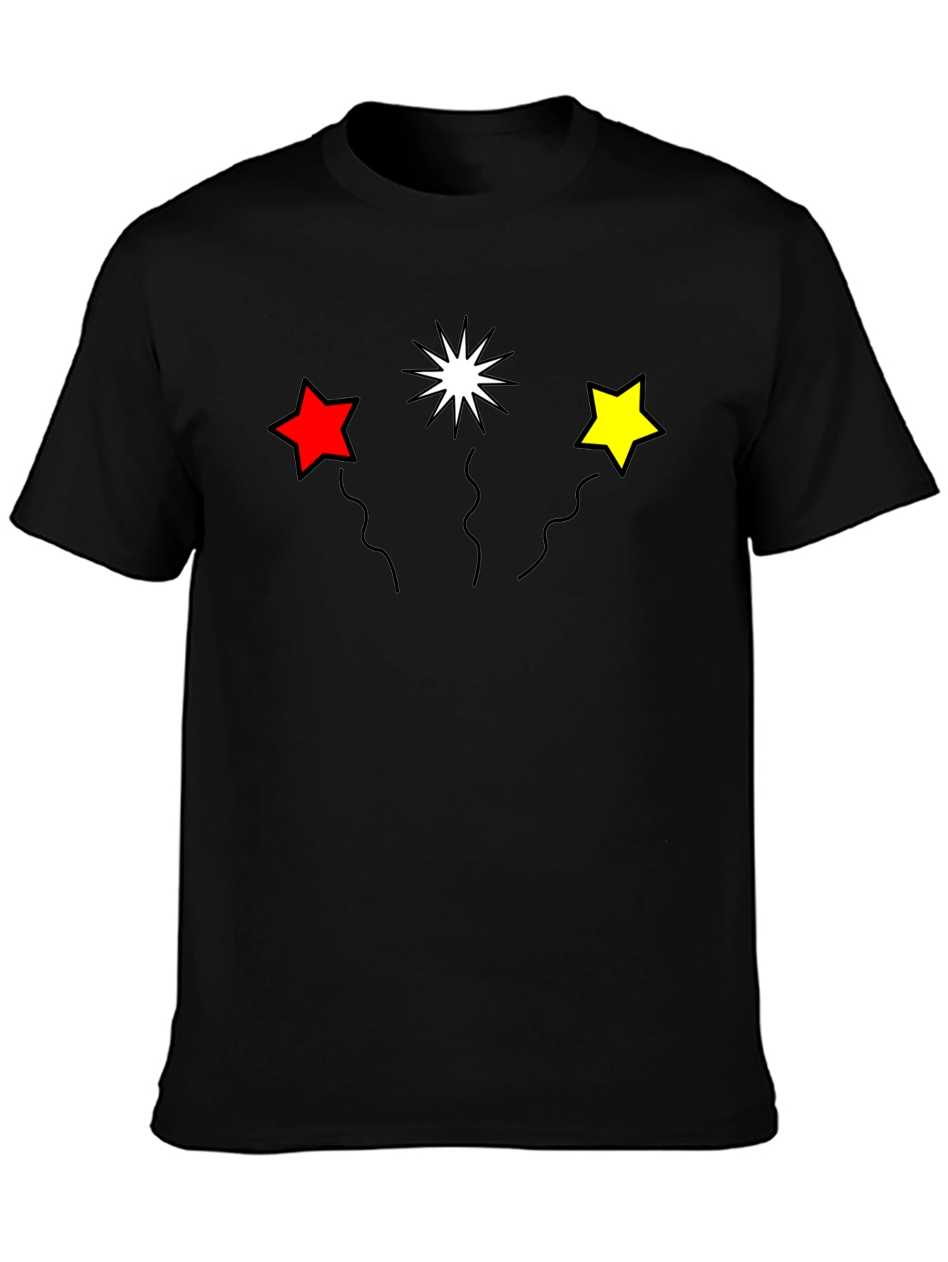 Starry T-Shirt: Fun Graphic Print Tee