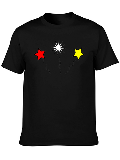 Starry T-Shirt: Fun Graphic Print Tee