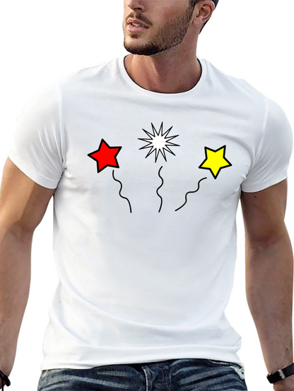 Starry T-Shirt: Fun Graphic Print Tee