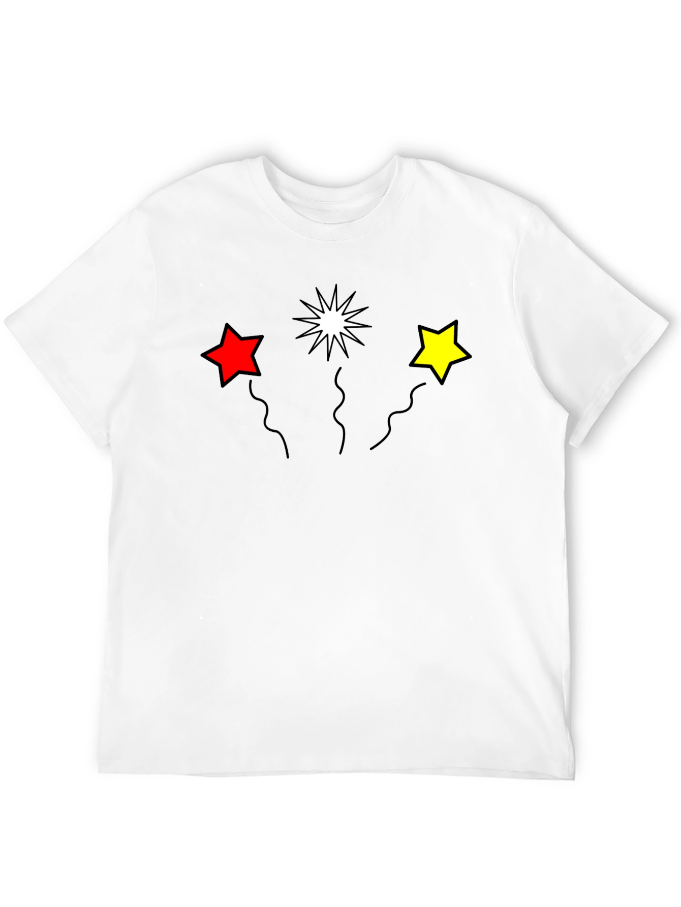 Starry T-Shirt: Fun Graphic Print Tee