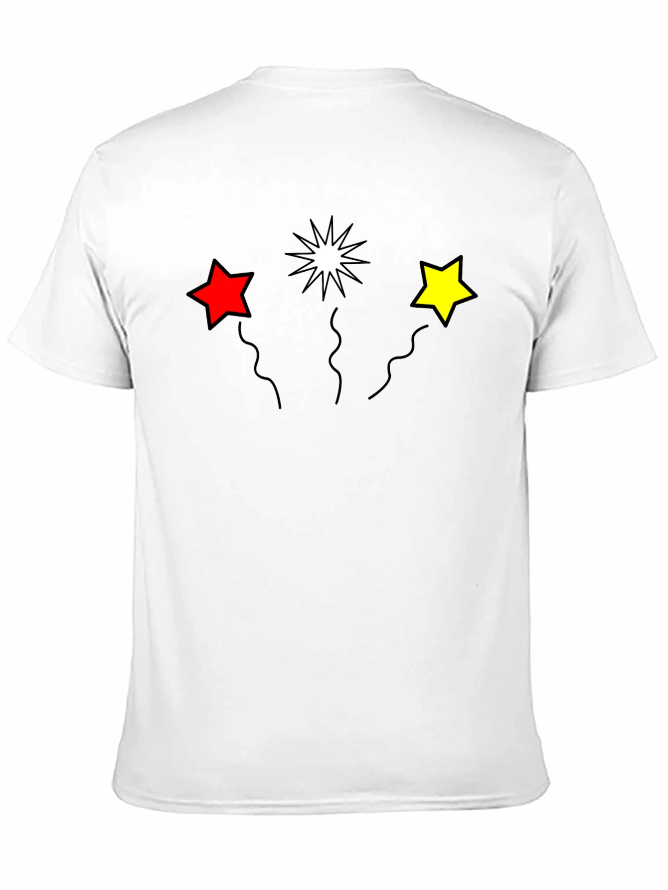 Starry T-Shirt: Fun Graphic Print Tee