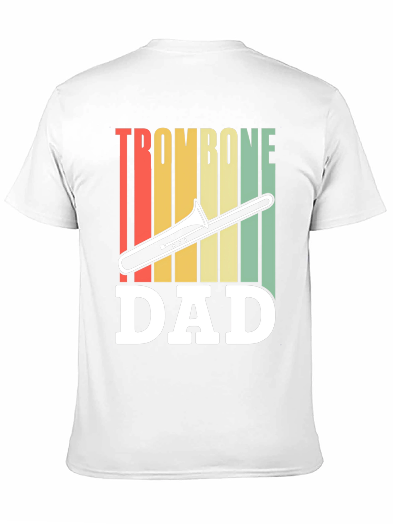 Trombone Dad Graphic T-Shirt - Music Lover Gift