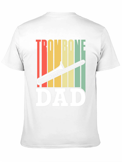 Trombone Dad Graphic T-Shirt - Music Lover Gift