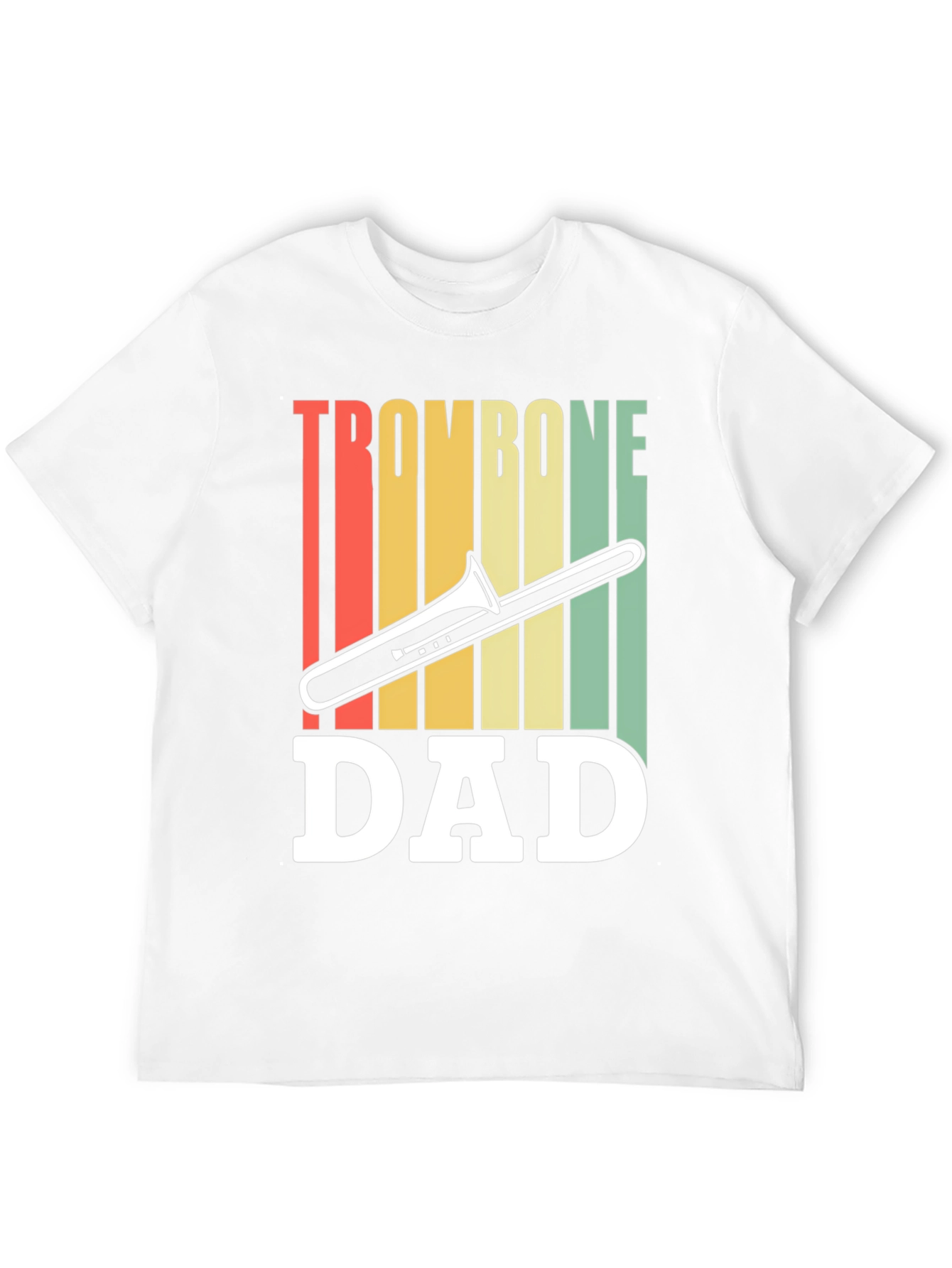 Trombone Dad Graphic T-Shirt - Music Lover Gift