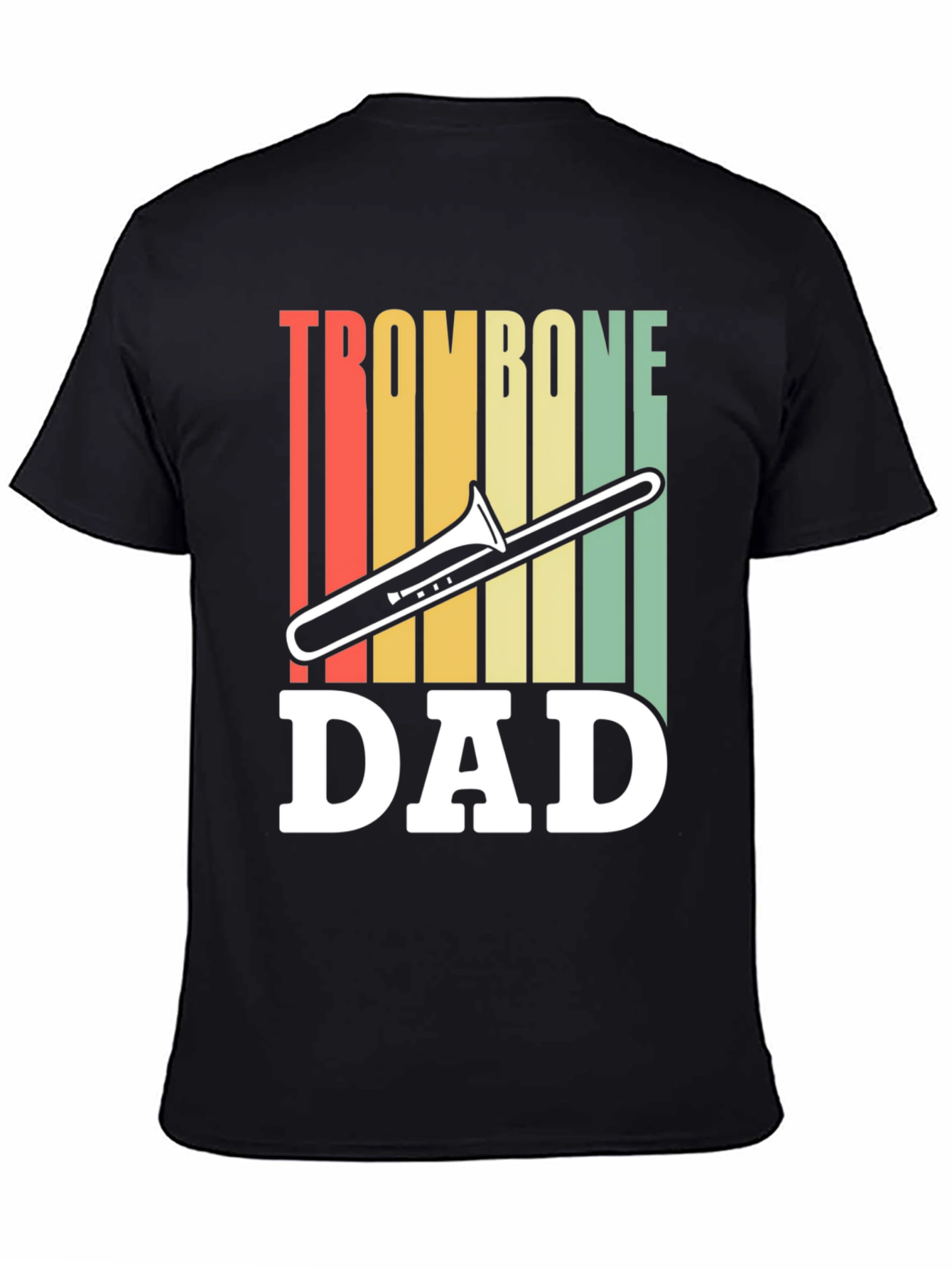 Trombone Dad Graphic T-Shirt - Music Lover Gift
