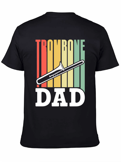 Trombone Dad Graphic T-Shirt - Music Lover Gift