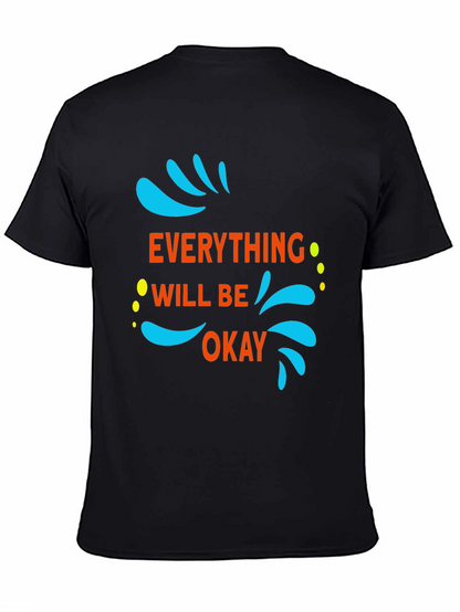 Everything Will Be Okay Graphic Tee - Black