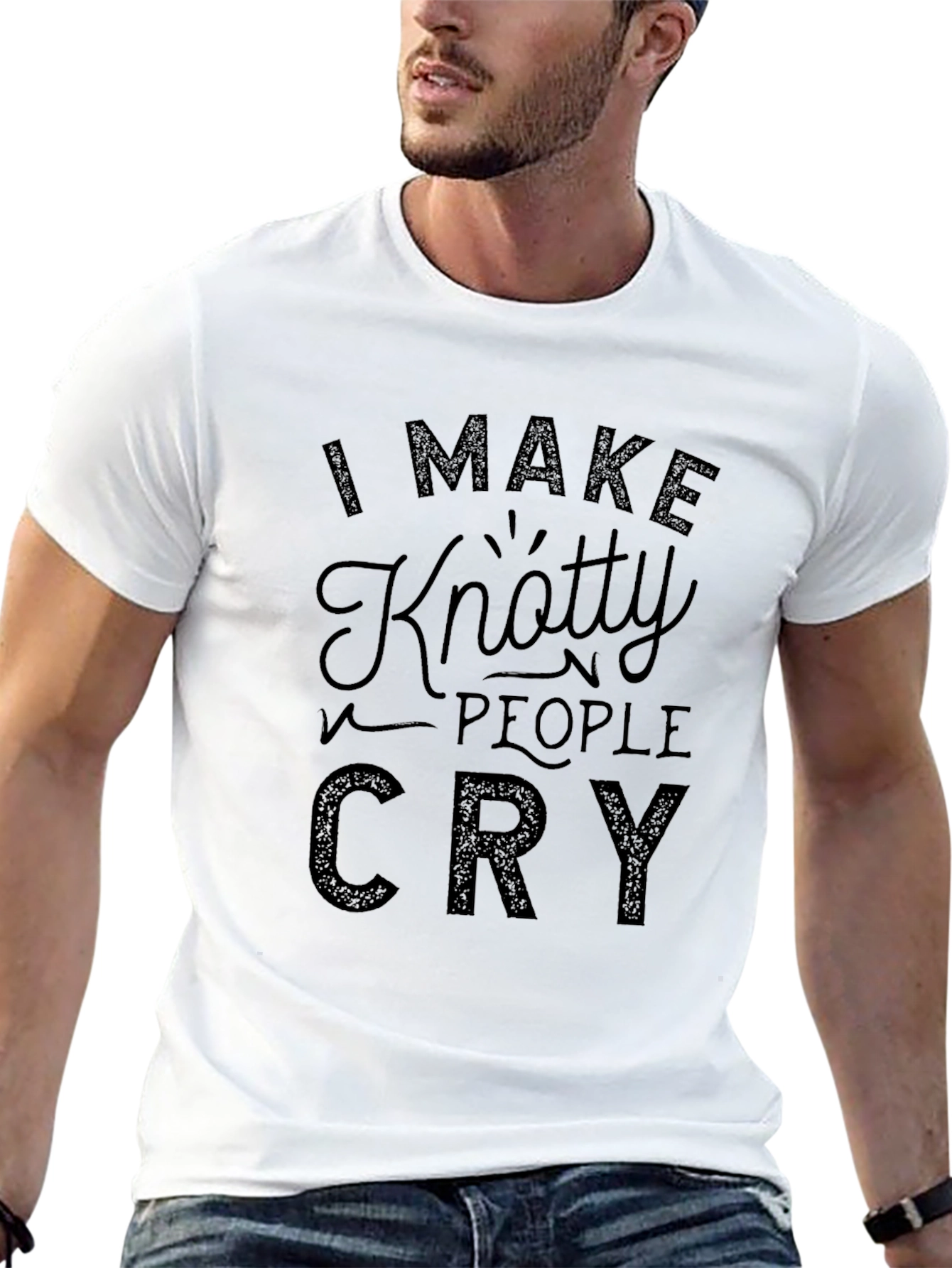 Knotty People Cry T-Shirt - Funny Tee