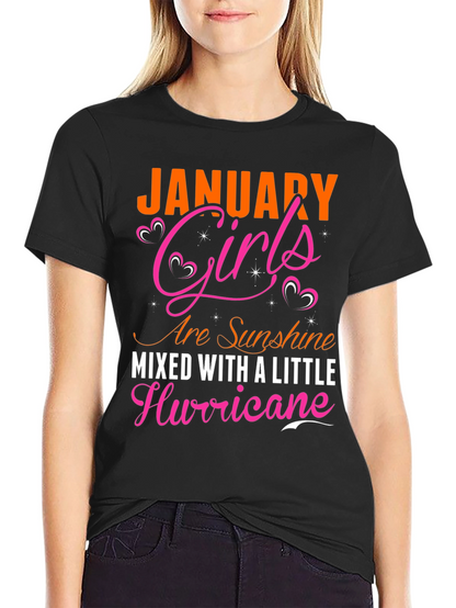 January Girls Sunshine Hurricane Graphic Tee