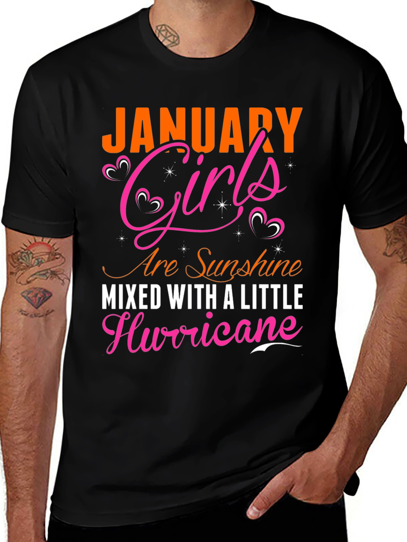 January Girls Sunshine Hurricane Graphic Tee