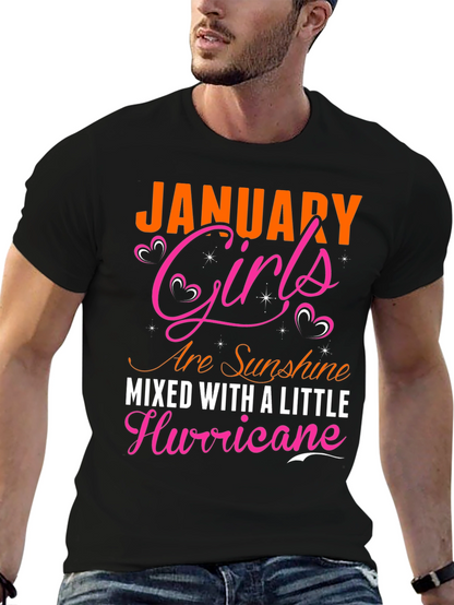 January Girls Sunshine Hurricane Graphic Tee
