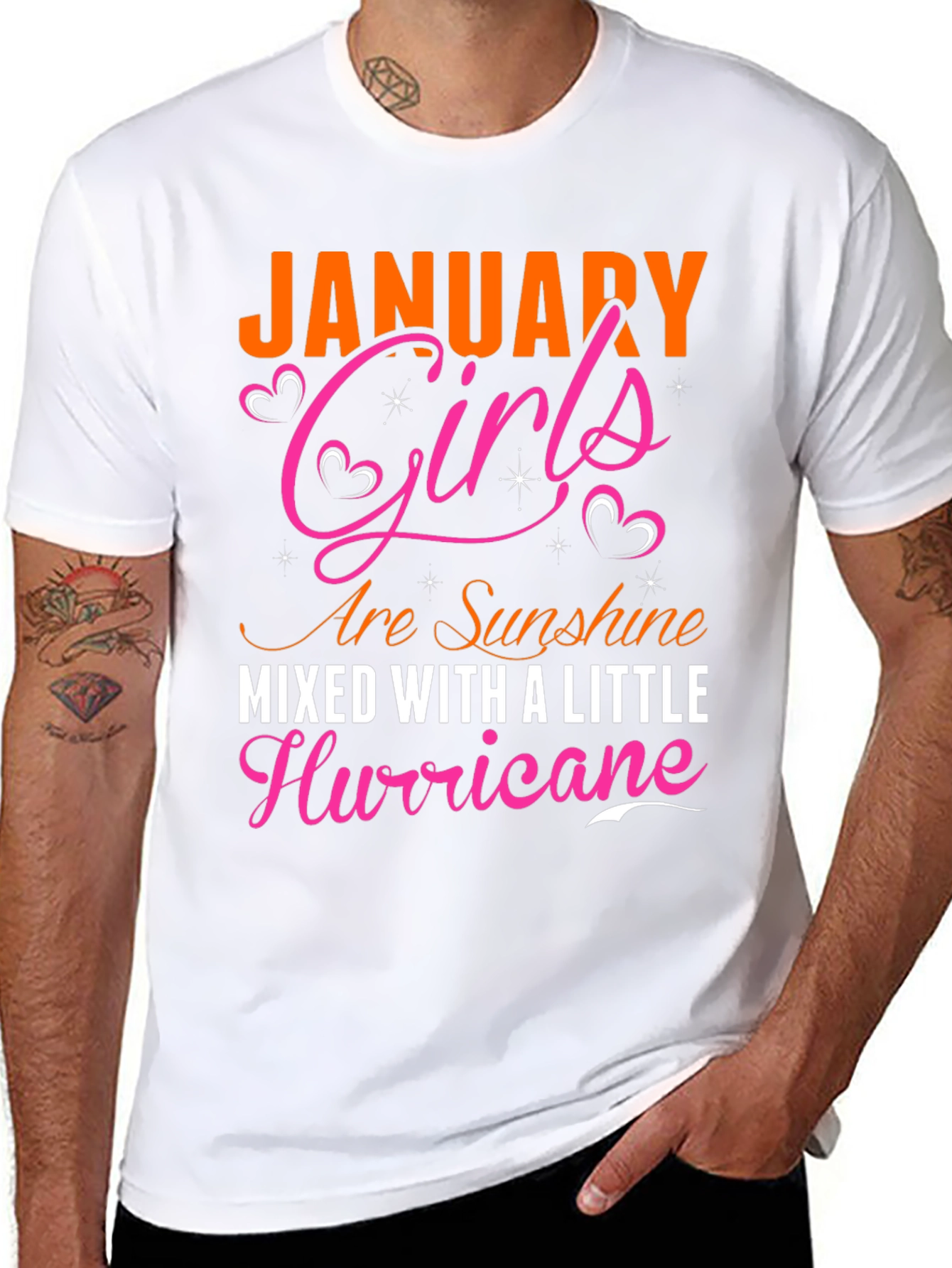 January Girls Sunshine Hurricane Graphic Tee