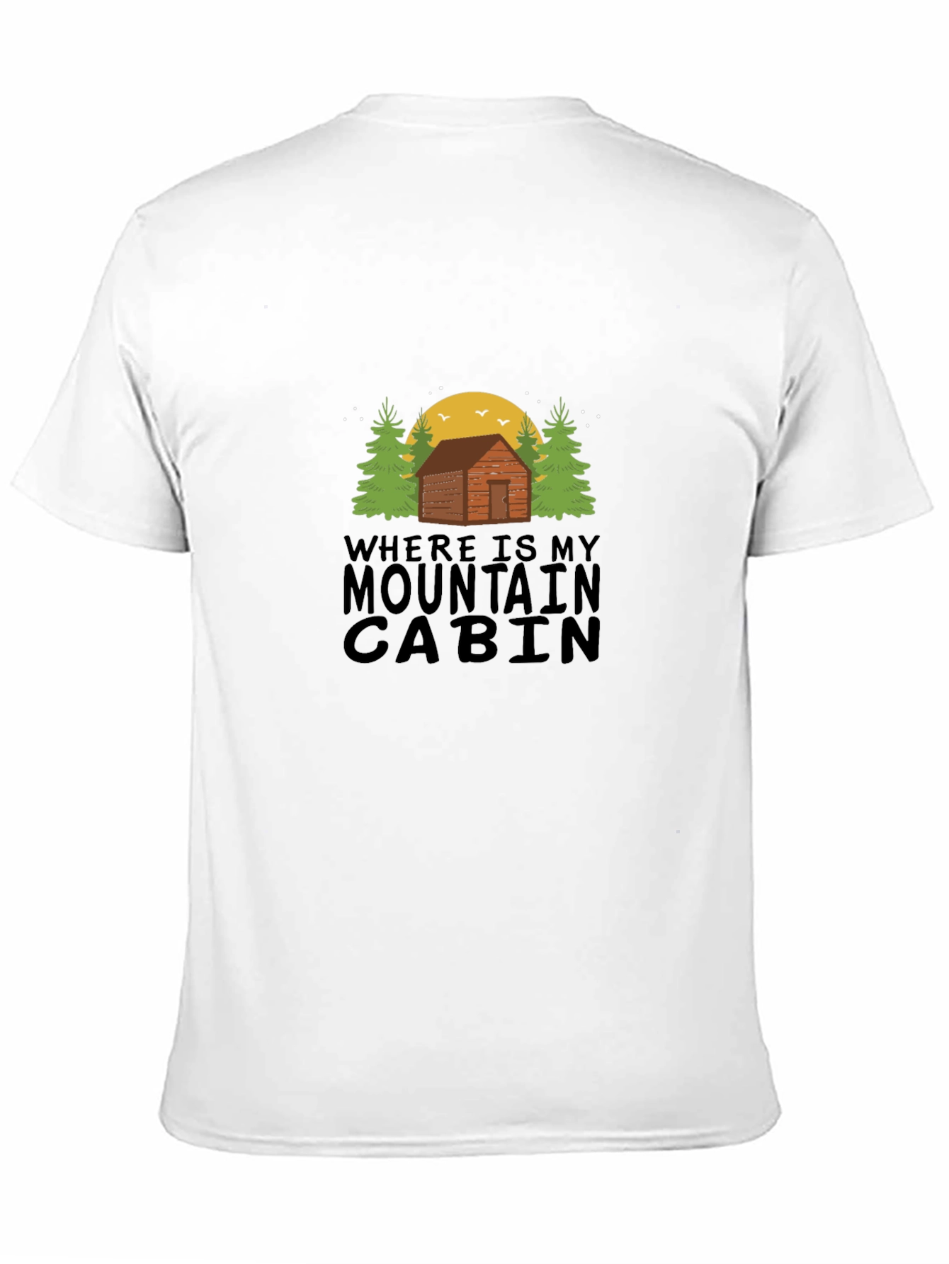 Mountain Cabin T-Shirt - Outdoor Adventure Tee
