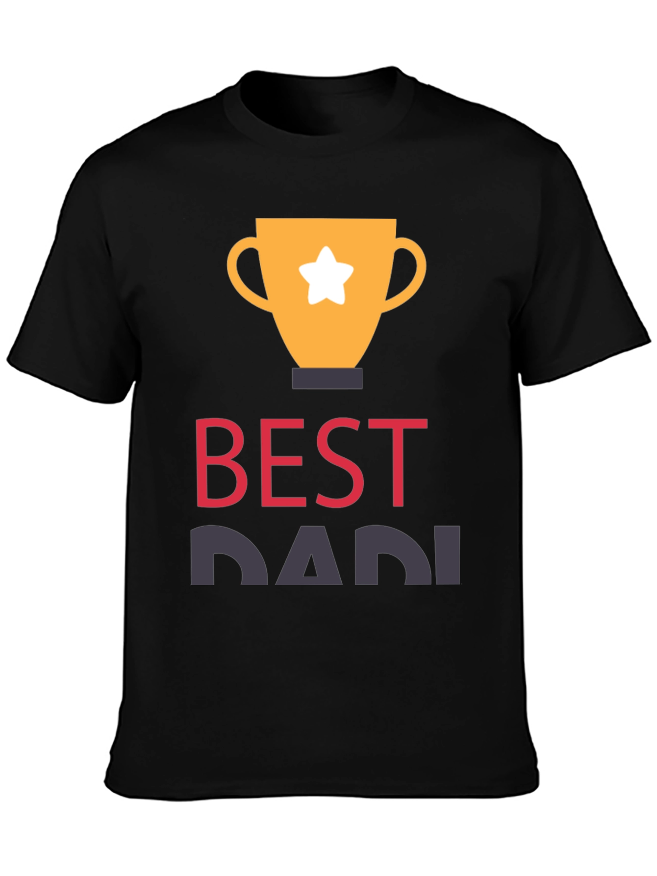Best Dad Trophy Graphic T-Shirt