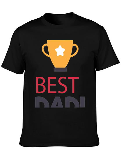 Best Dad Trophy Graphic T-Shirt