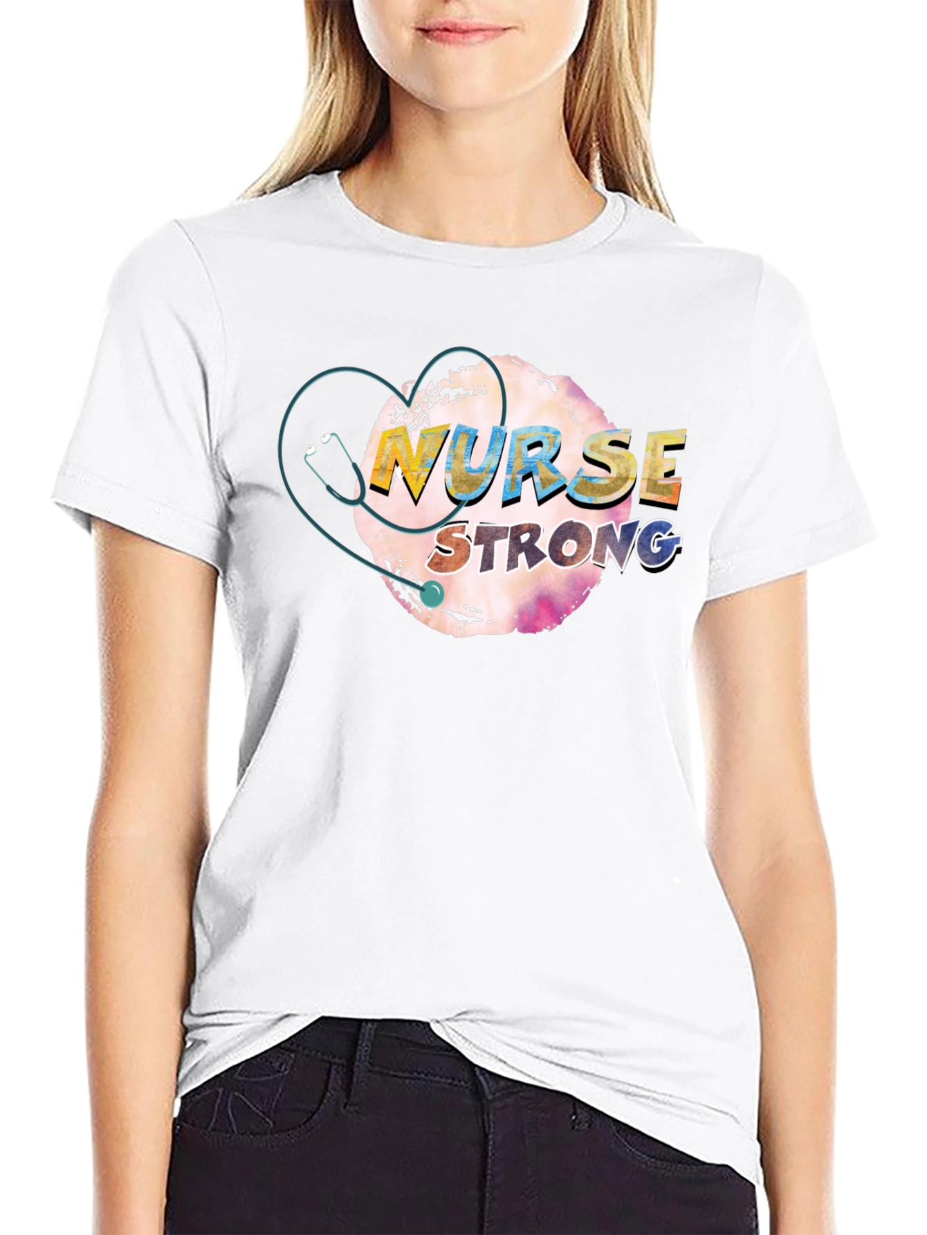 Nurse Strong Graphic Tee