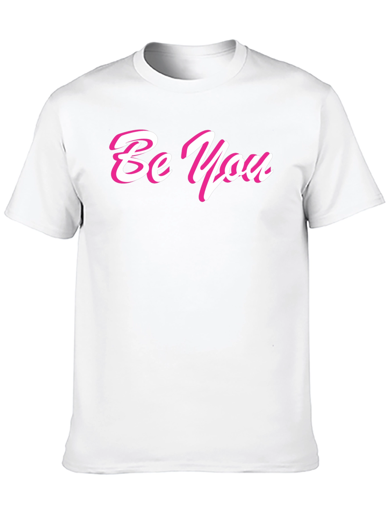 Be You Stylish Black Graphic Tee