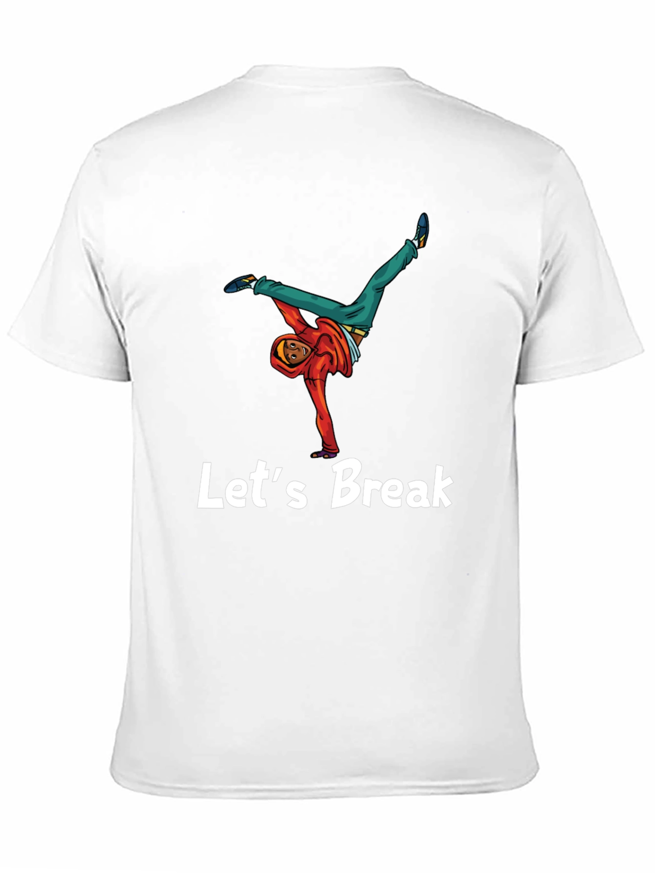 Lets Break Dance Tee - Black Graphic T-Shirt