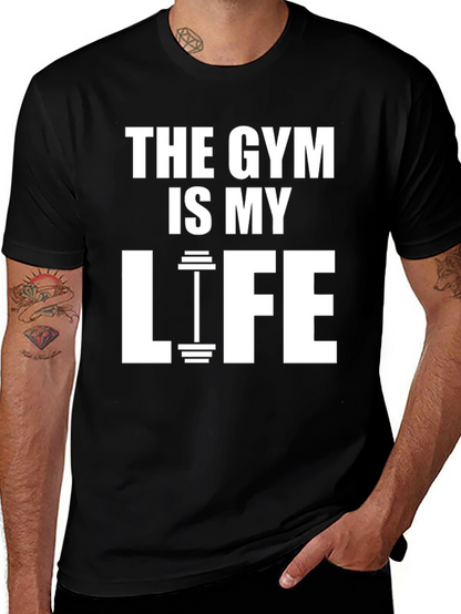 Gym Is My Life T-Shirt - Fitness Apparel