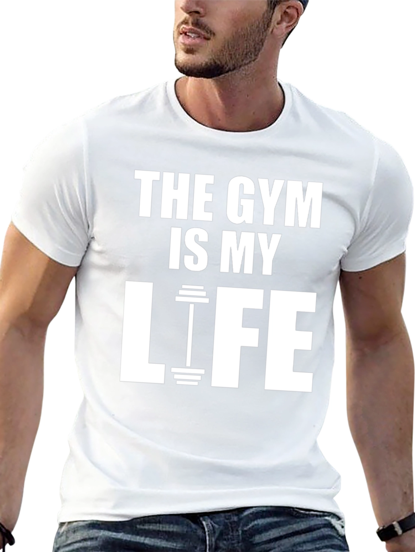 Gym Is My Life T-Shirt - Fitness Apparel