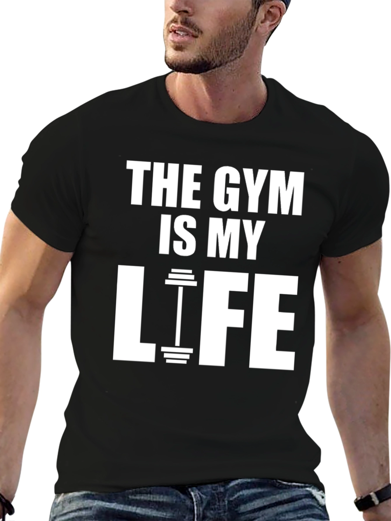 Gym Is My Life T-Shirt - Fitness Apparel