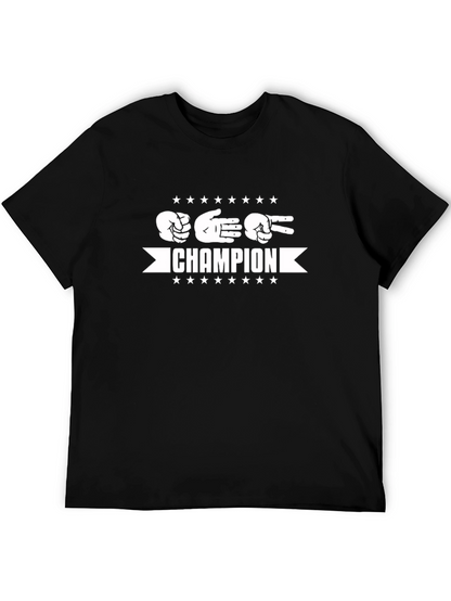 Rock Paper Scissors Champion T-Shirt