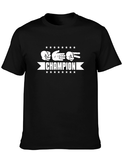 Rock Paper Scissors Champion T-Shirt