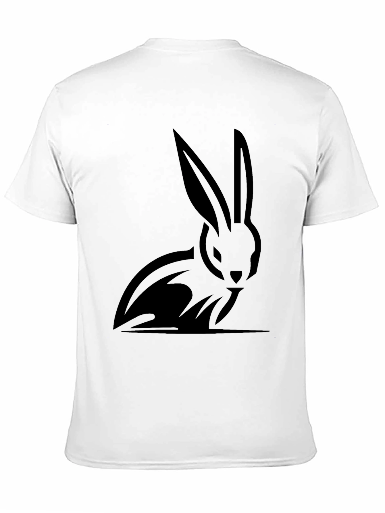 Black Rabbit Graphic T-Shirt - Stylish Mens Tee