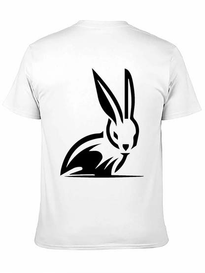 Black Rabbit Graphic T-Shirt - Stylish Mens Tee