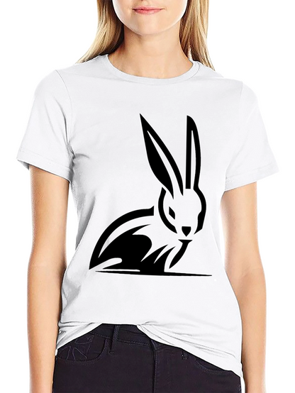 Black Rabbit Graphic T-Shirt - Stylish Mens Tee