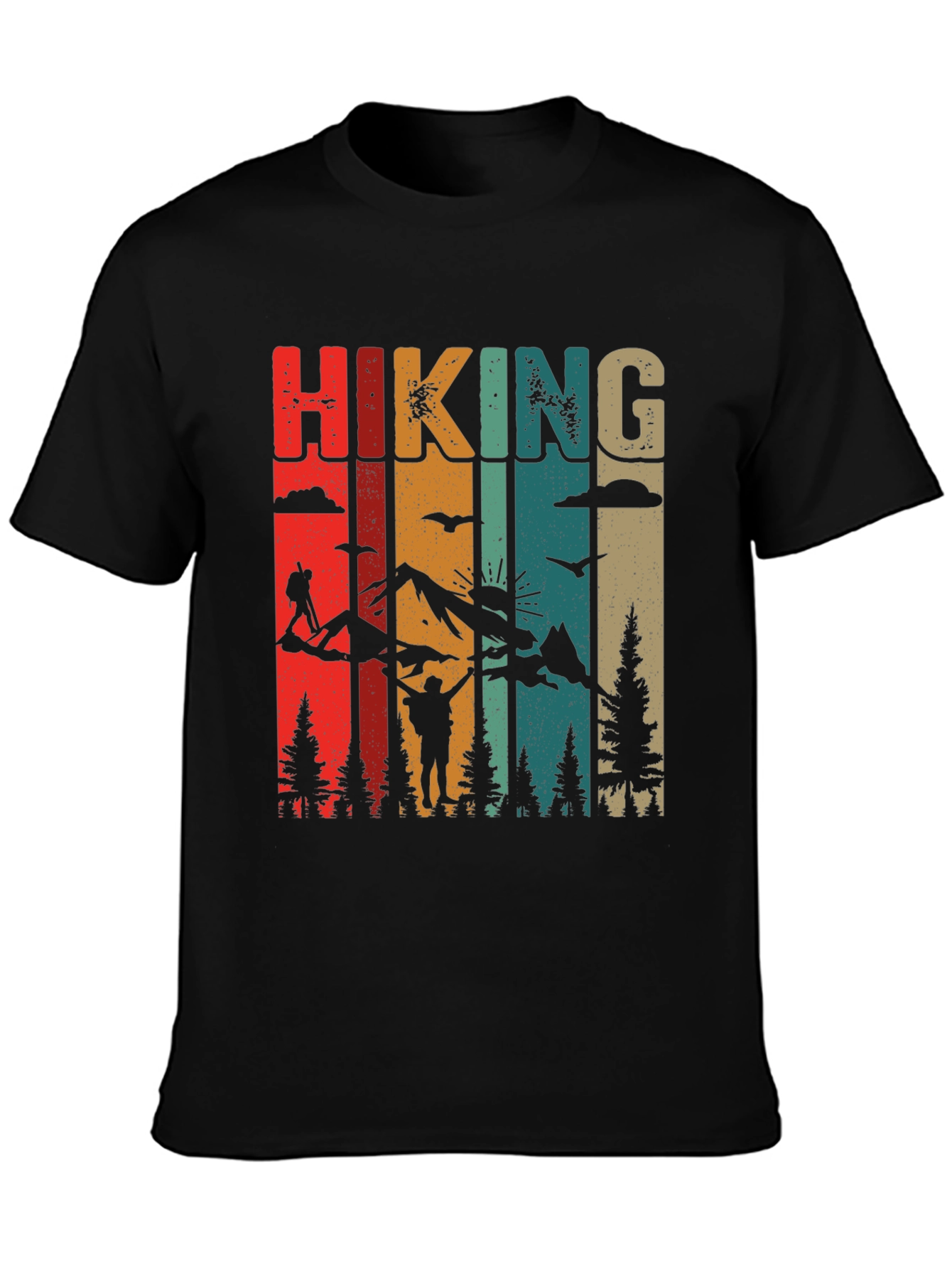 Retro Hiking Graphic T-Shirt