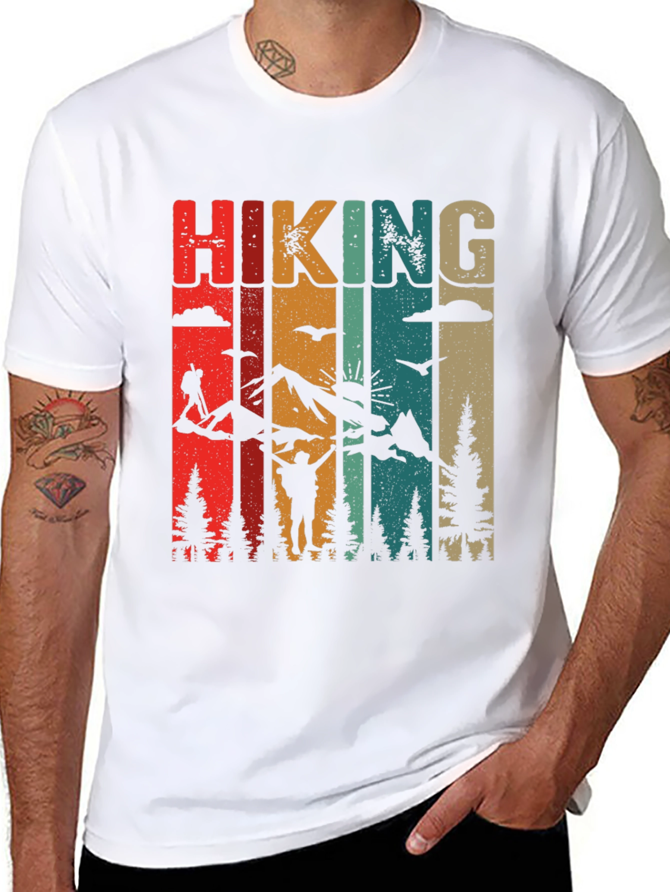 Retro Hiking Graphic T-Shirt