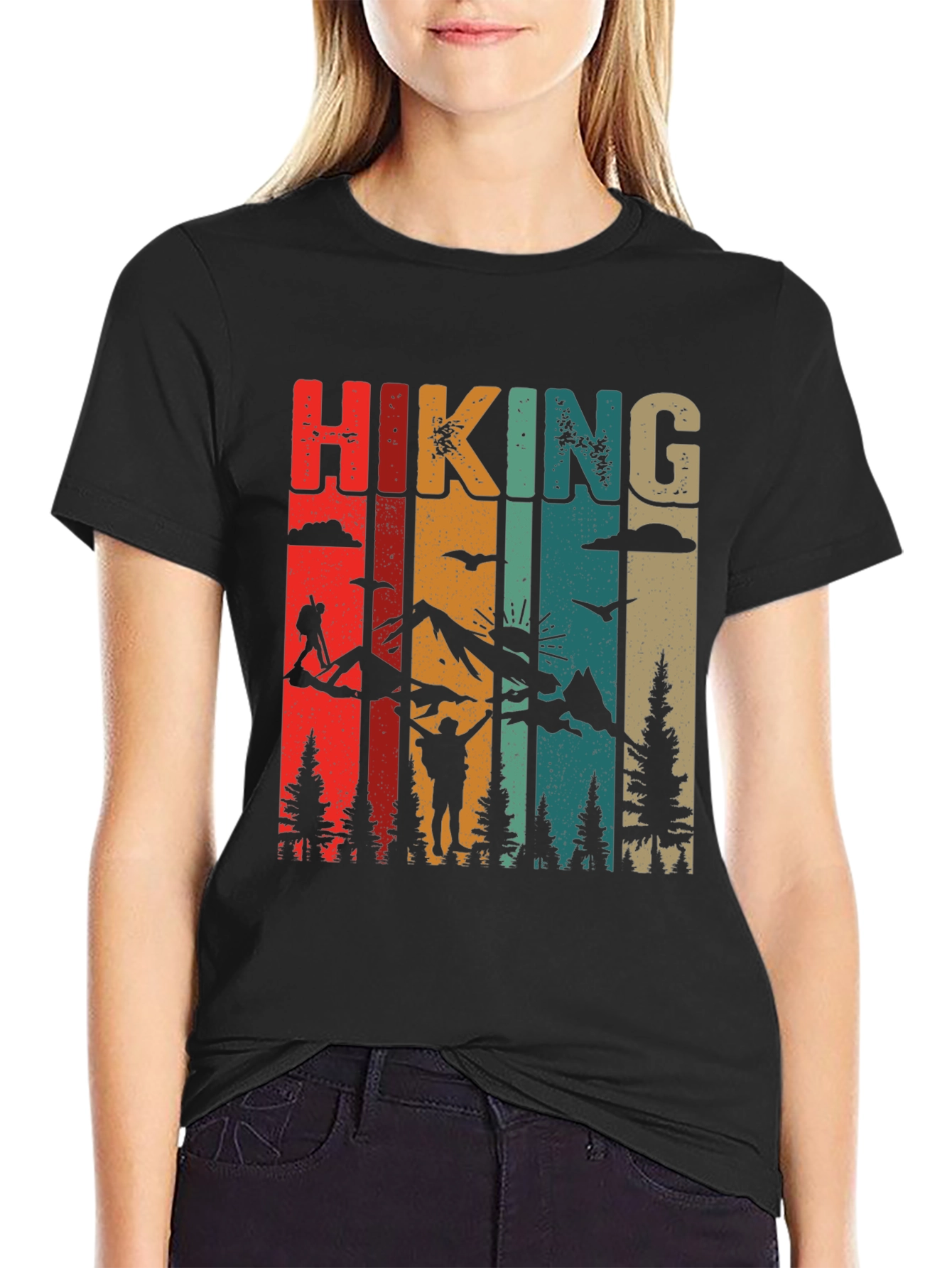 Retro Hiking Graphic T-Shirt