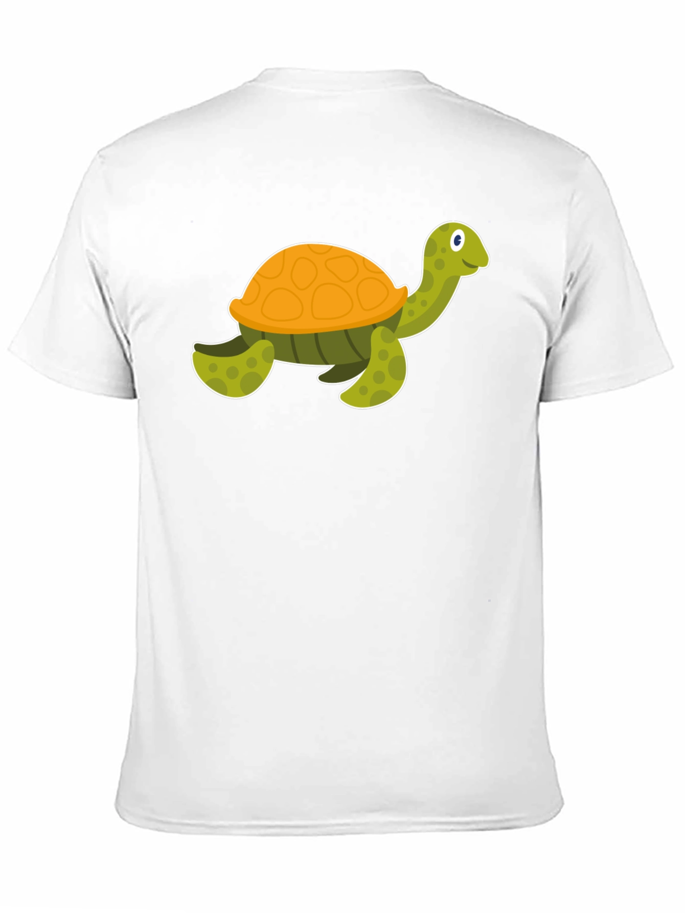 Cartoon Turtle Black T-Shirt