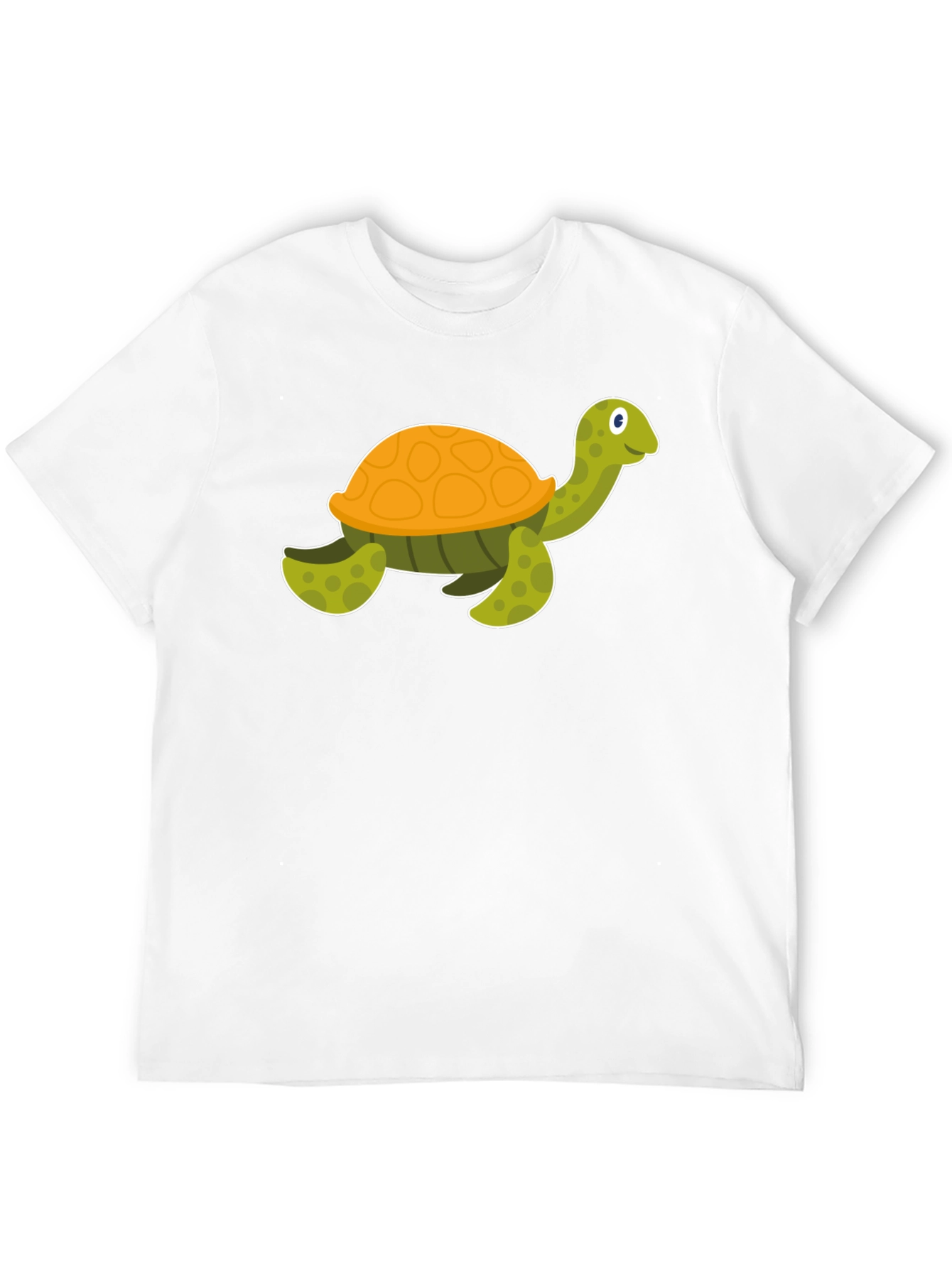 Cartoon Turtle Black T-Shirt