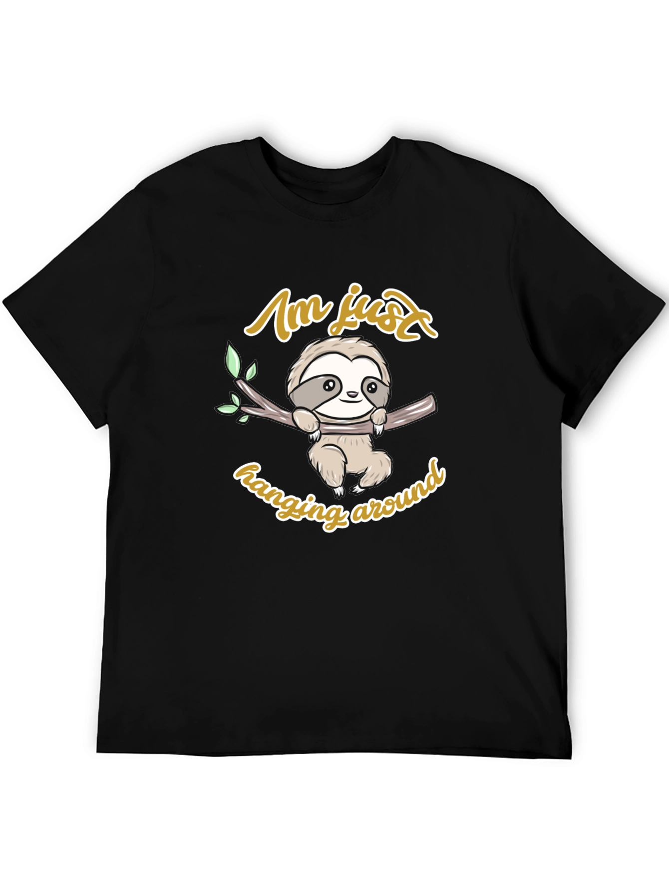 Cute Sloth Hanging Around Graphic T-Shirt
