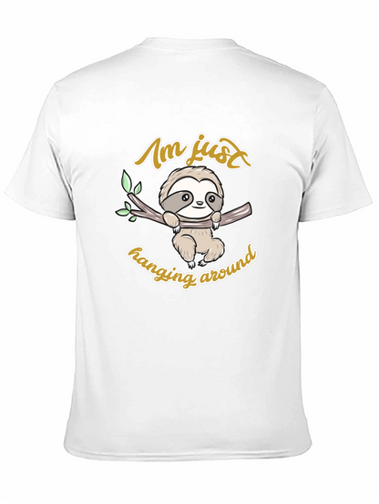 Cute Sloth Hanging Around Graphic T-Shirt