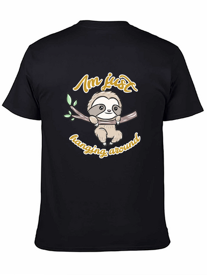 Cute Sloth Hanging Around Graphic T-Shirt