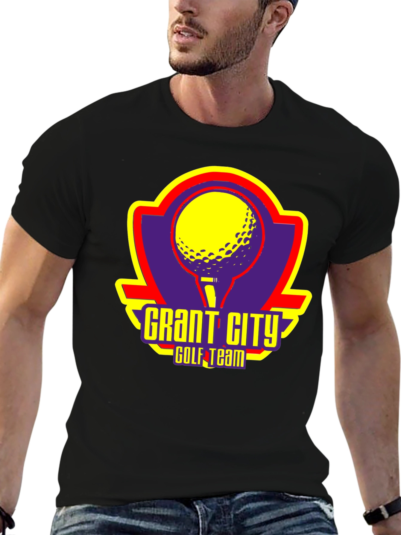 Grant City Golf Team Black Tee
